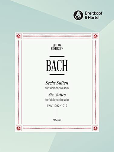 Sechs suiten für Violoncello solo BWV 1007-1012